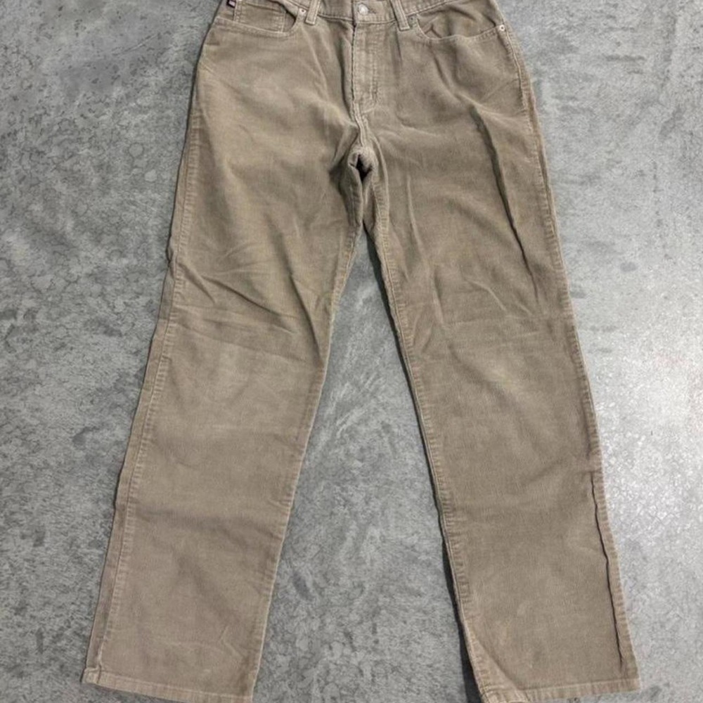Polo Ralph Lauren tan corduroy pants in a women's size 8